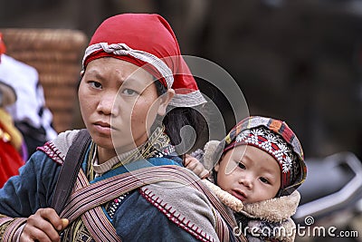 Woman Sapa Editorial Stock Photo