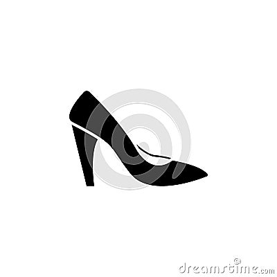 Woman shoes icon Vector Illustration