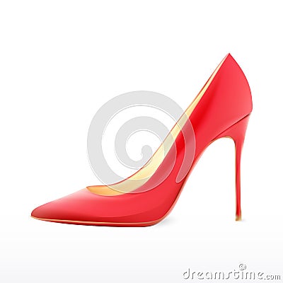 Woman shoes Vector Illustration
