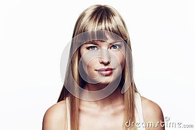 Woman smiling Stock Photo