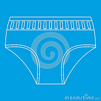 Woman underwear icon, outline style Vector Illustration