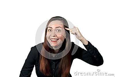 You are crazy Stock Photo