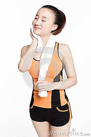 http://thumbs.dreamstime.com/x/woman-wiping-sweat-young-asian-smiling-fitness-club-up-56650915.jpg