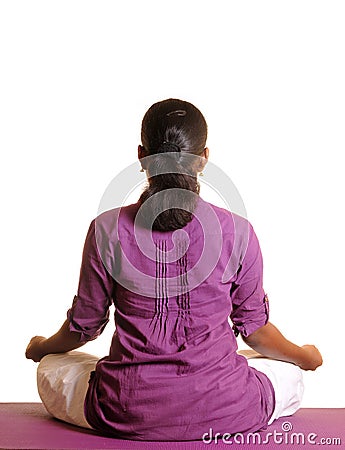 Woman yoga Stock Photo