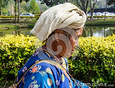 Women of the asia tribal Editorial Stock Photo