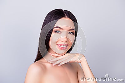 Women beauty and health, wellbeing concept. Young pretty korean Stock Photo