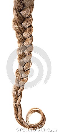 Women braid isolated Stock Photo