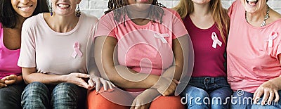 Women Breast Cancer Support Charity Concept Stock Photo