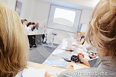 Women in Business seminar. Stock Photo