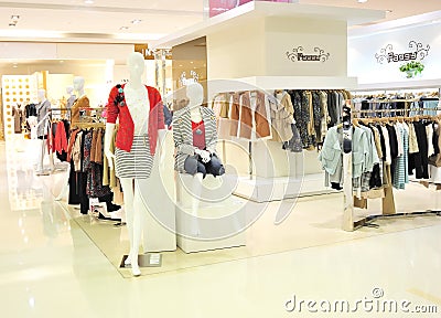 Women clothing store Editorial Stock Photo