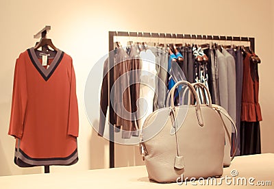 Women clothing store Stock Photo