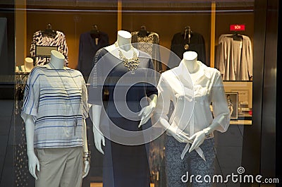 Women clothing store Stock Photo