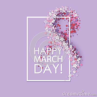 Women day background Vector Illustration