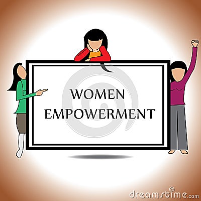 Women empowerment Stock Photo