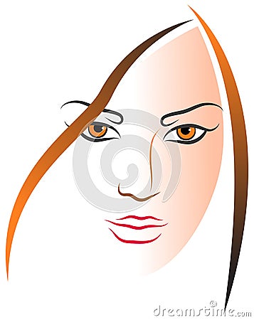 Women face Vector Illustration