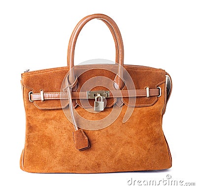 Women handbag isolated on a white Stock Photo