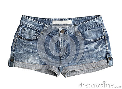 Women jeans shorts Stock Photo