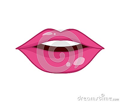 Women lips.Sexy lips illustration. Vector Illustration