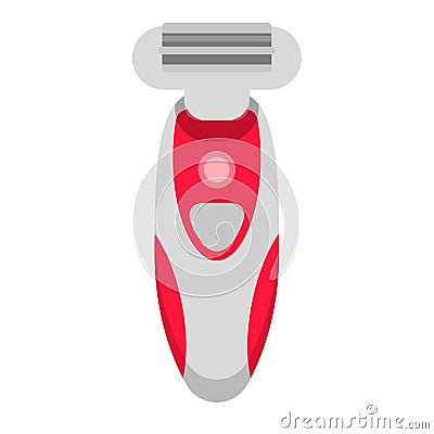 Women razor shaver icon isolated on white background. Vector illustration. Female razor isolated on white background Vector Illustration