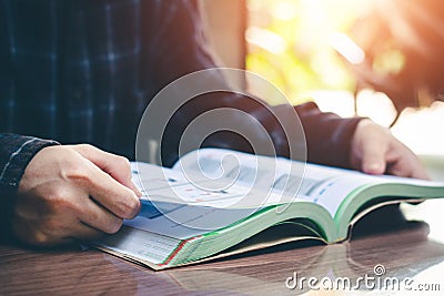 Women read holiday book in room quiet environment Stock Photo