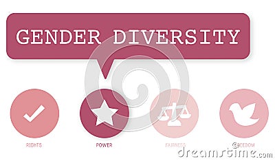 Women Rights Equality Opportunities Fairness Feminism Concept Stock Photo