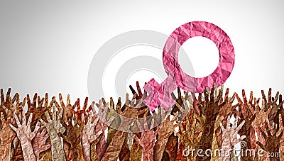 Women Rights Stock Photo