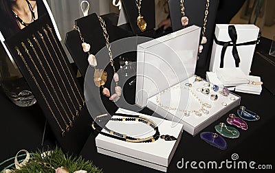 Womens Fashion Accessories Boutique Stock Photo