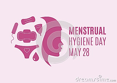 Menstrual Hygiene Day vector Vector Illustration