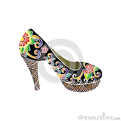 Women`s Shoes Stock Photo