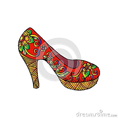 Women`s Shoes Stock Photo