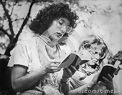 Women of the Wall Group Prays at Archeological Garden in Jerusalem in 1988 Editorial Stock Photo