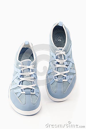 Women water shoes Stock Photo