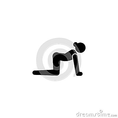 Women, yoga, position icon. Element of yoga position icon. Premium quality graphic design icon. Signs and symbols collection icon Stock Photo