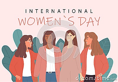 Womens day concept Vector Illustration