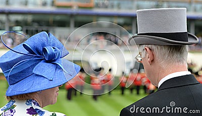 Womens fashion at Royal Ascot Races Editorial Stock Photo