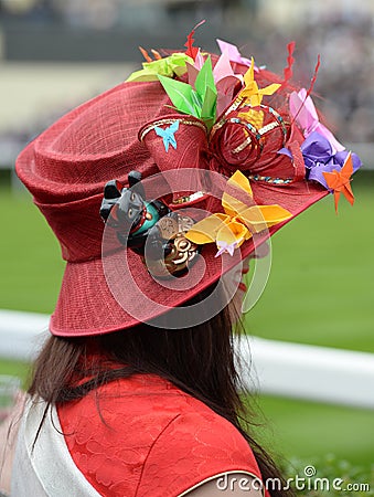 Womens fashion at Royal Ascot Races Editorial Stock Photo