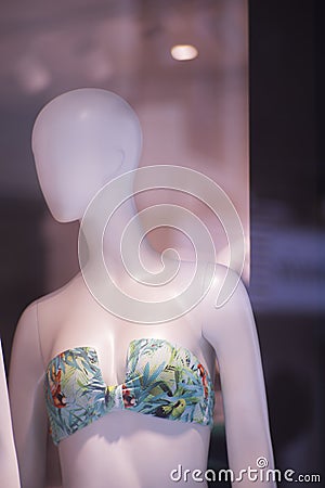 Womens fashion shop window Stock Photo