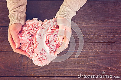 Pink ribbon Stock Photo