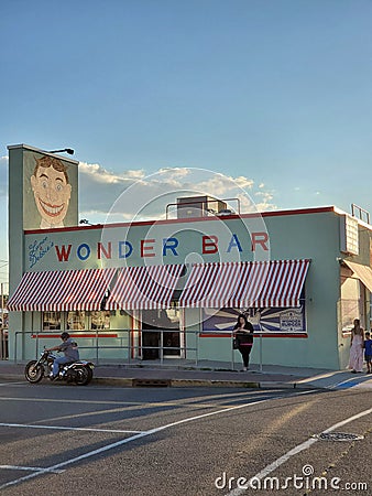 Wonder bar Asbury park Editorial Stock Photo