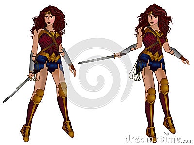 Wonder woman Editorial Stock Photo