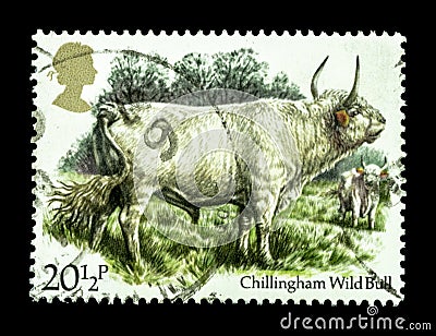 Wonderful Animal postage stamps Editorial Stock Photo