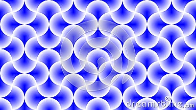 A wonderful background for a group of interlaced and gradient circles in colors between white and blue, and an abstract geometric Vector Illustration