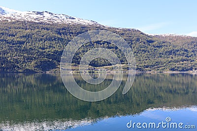 A wonderful beautiful spring day in Loen. Stock Photo