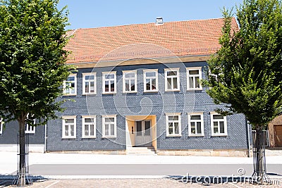 A wonderful house in Friedrichroda Stock Photo