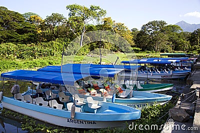 Wonderful landscape of coastline of lake Nicaragua Editorial Stock Photo