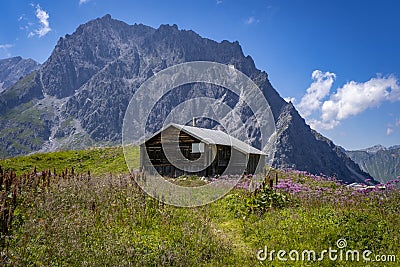 Landscape at the Luenersee with dam wall Stock Photo