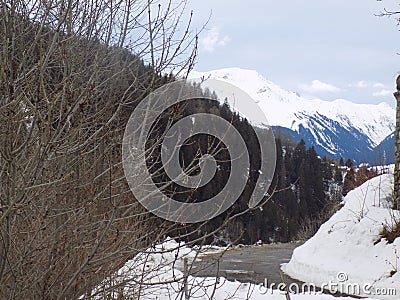 A wonderful landscape of mountain Stock Photo