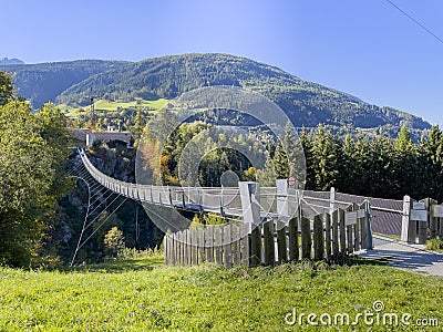 wonderful mountain landscape in the Alps in Tirol, Austria Editorial Stock Photo