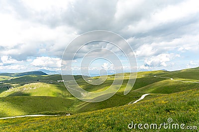 The wonderful mountain nature of Lessinia Veneto Italy Stock Photo