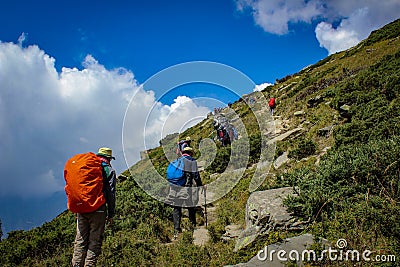 Wonderful Mountains of Himachal Pradesh,India Editorial Stock Photo